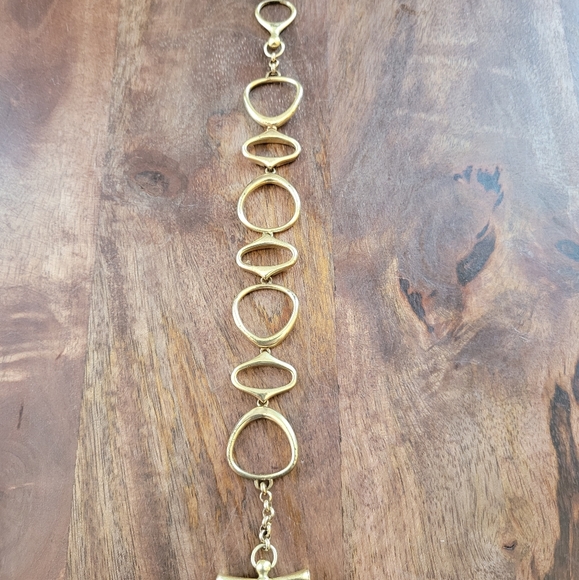 🌷FOSSIL | TOGGLE ABSTRACT LINK BRACELET - Picture 3 of 3